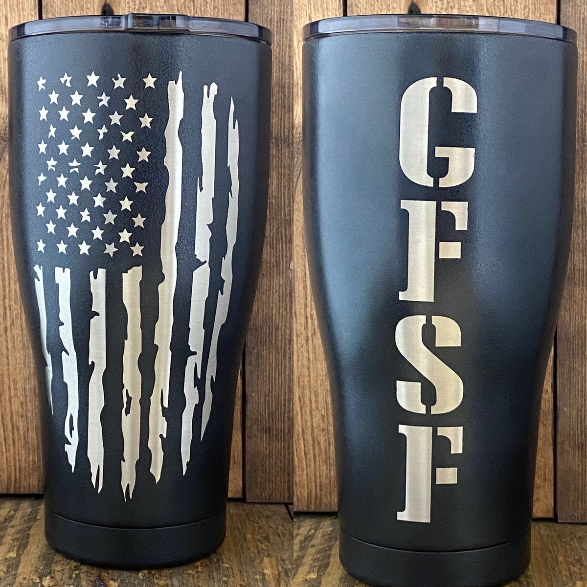 Distressed American Flag Tumbler Mens Tumbler Tumblers for Man 